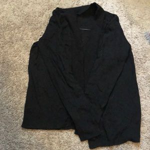 Long sleeve black cardigan